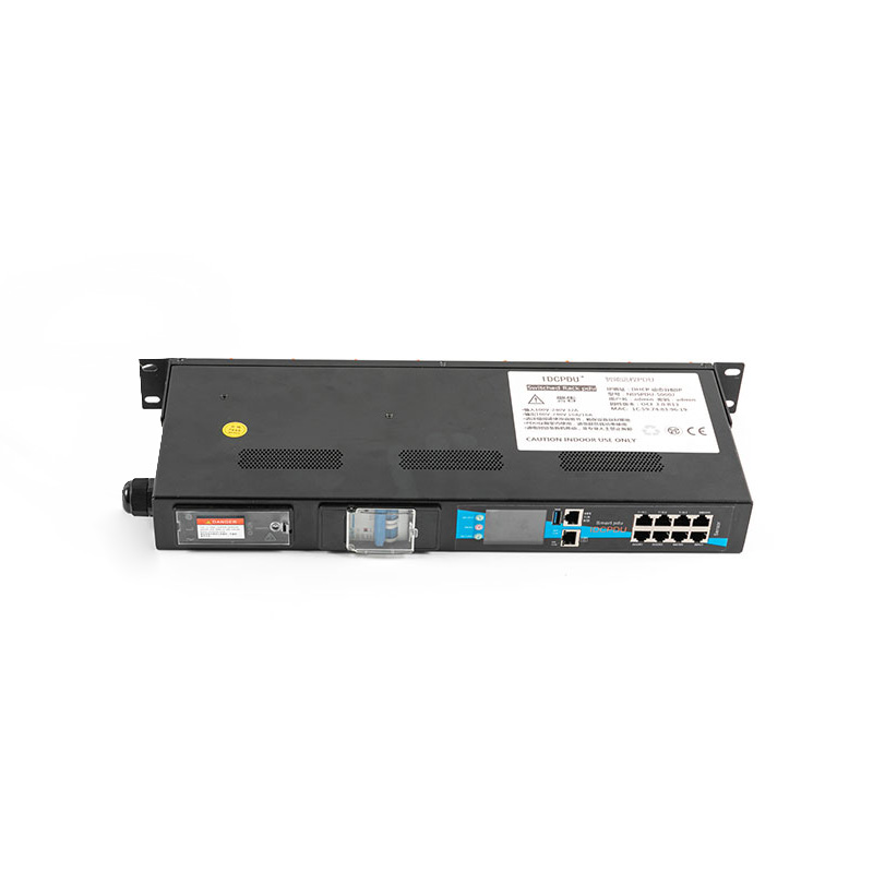 8-udtag vandret TCP/IP-sensorafbryder eco Smart Rack Pdu 1U