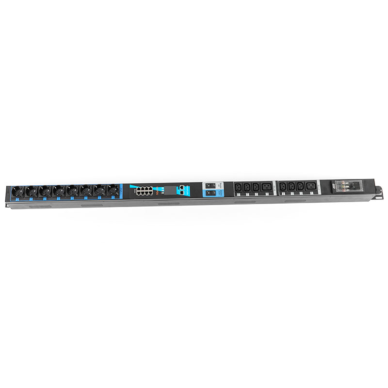 Hydraulisk magnetisk kredsløb 16-udtag lodret TCP/IP-sensor øko Smart Rack Pdu