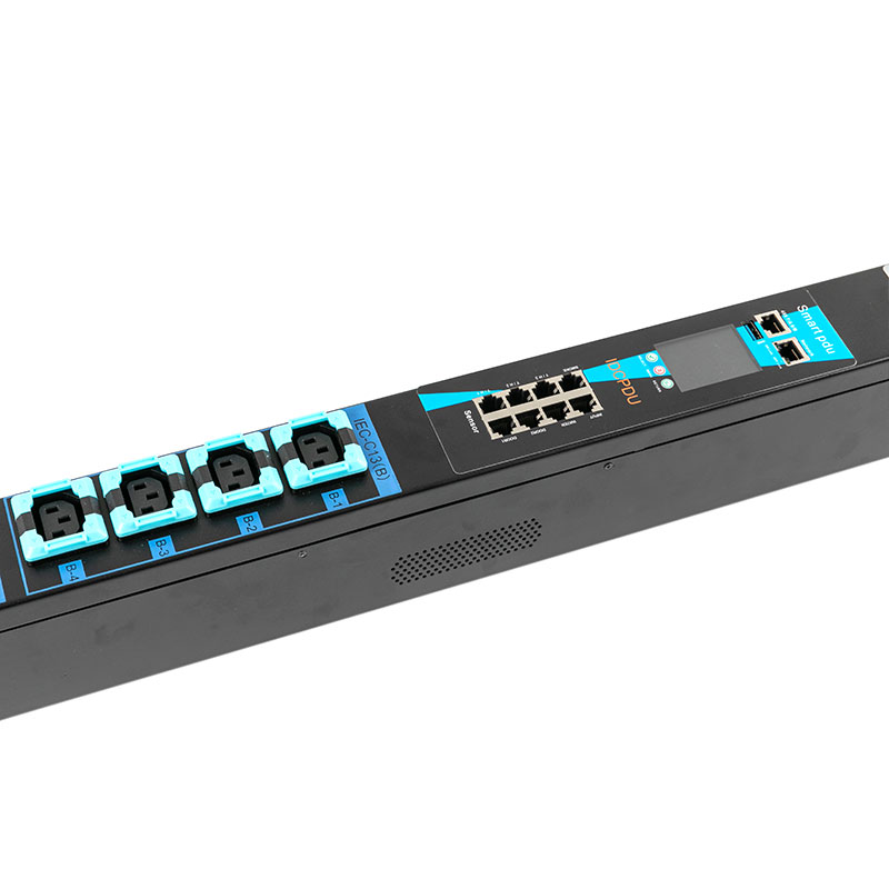 16-udtag C13 C19 US Vertikal TCP/IP-sensorafbryder øko Smart Rack Pdu