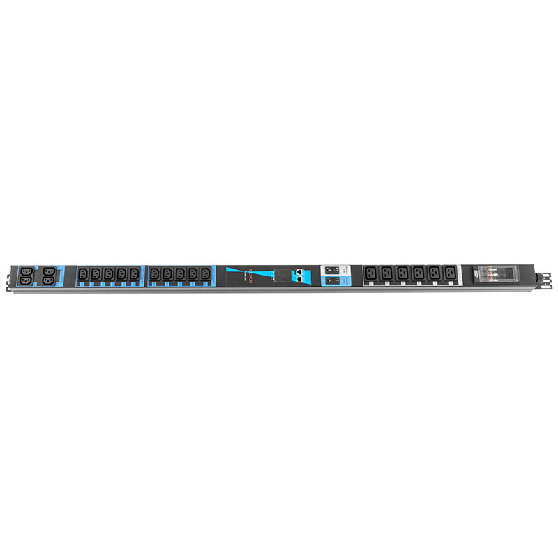 20-udtag C13 C19 Vertikal TCP/IP sensor øko Smart Rack Pdu