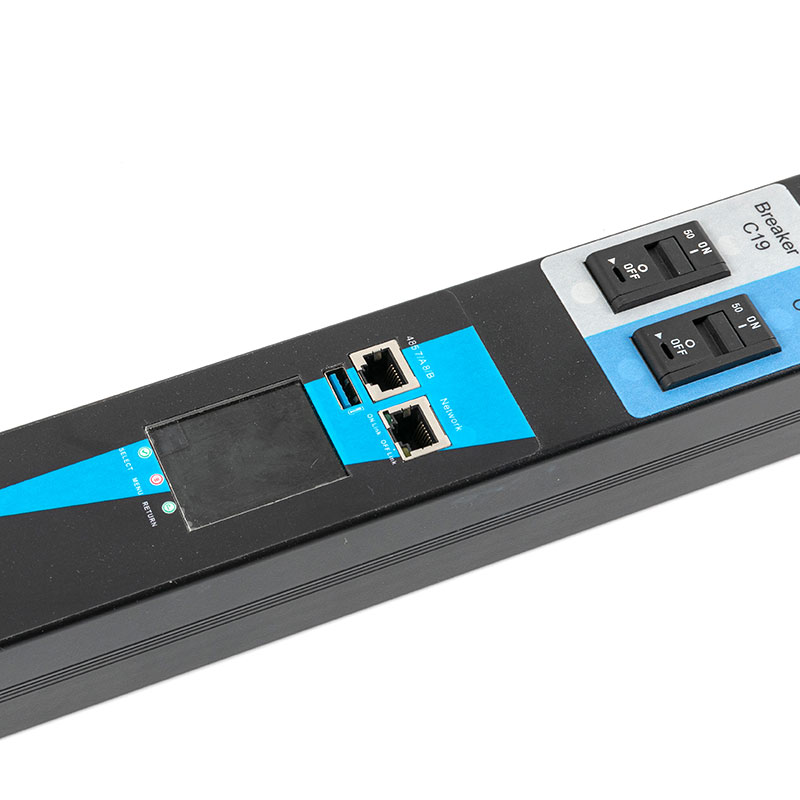 20-udtag C13 C19 Vertikal TCP/IP sensor øko Smart Rack Pdu