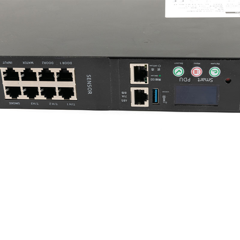 10-udtag C20 Vertikal TCP/IP-sensor øko Smart Rack Pdu 1U