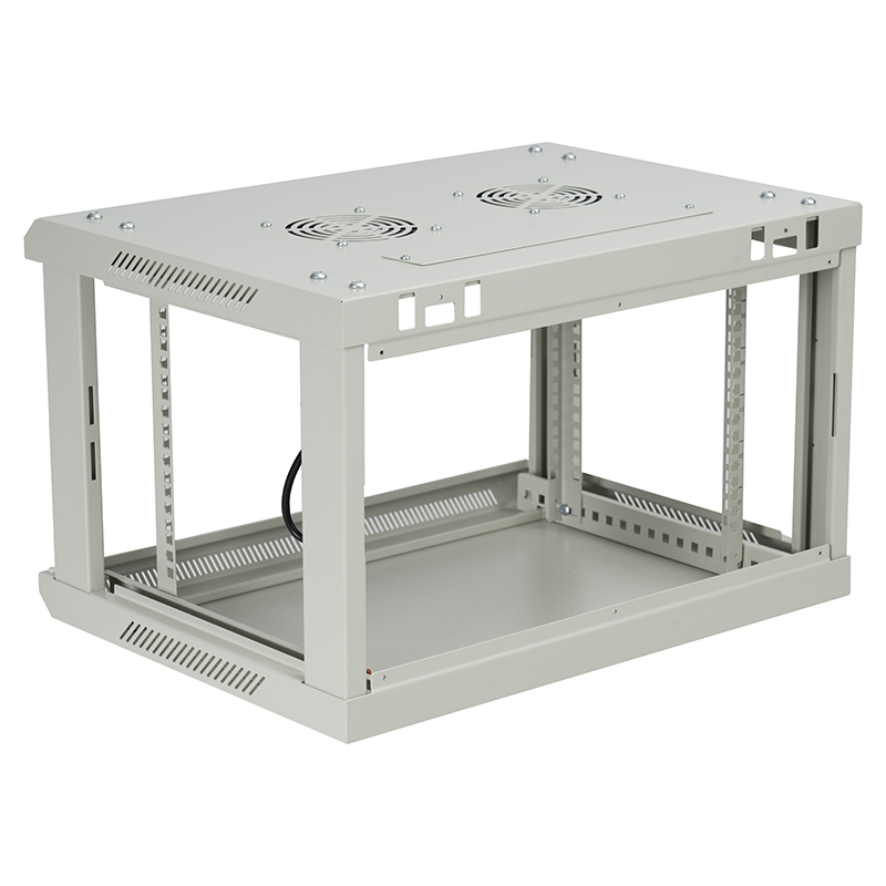 Netværksdata Vægskab Grå 600X450mm 6U